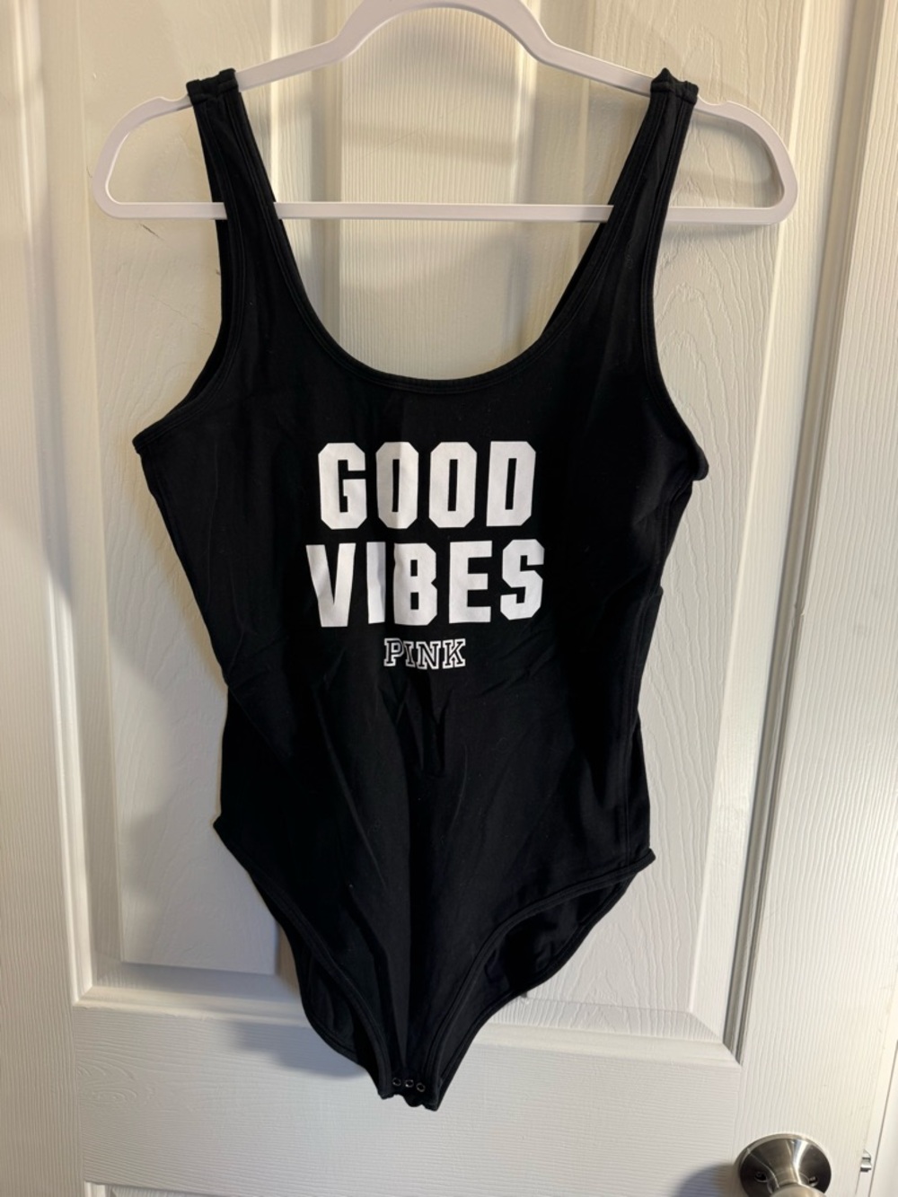 VS PINK Good Vibes Bodysuit